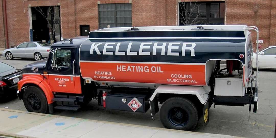 Kelleher heating oil truck, parked in Richmond
