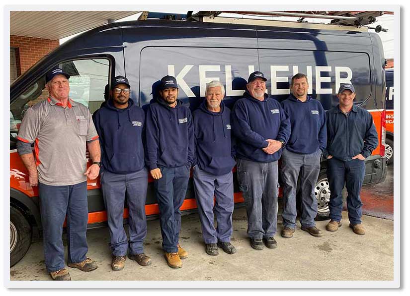 HVAC team at Kelleher